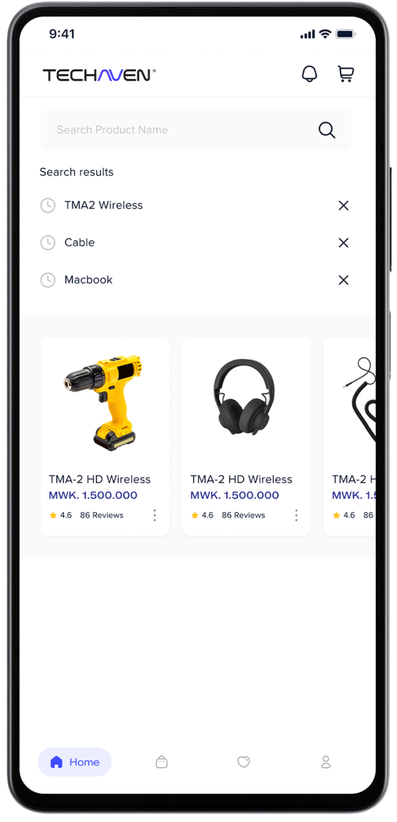 Mobile app interface preview 4